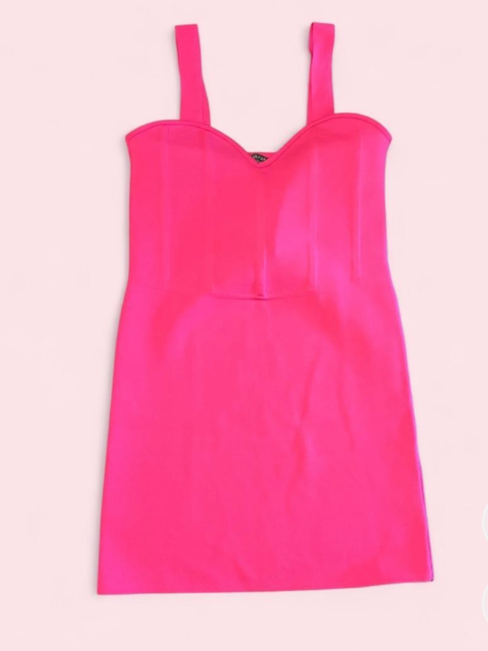 NWT 🌸 Primark Vibrant Pink Sweetheart Mini Dress
